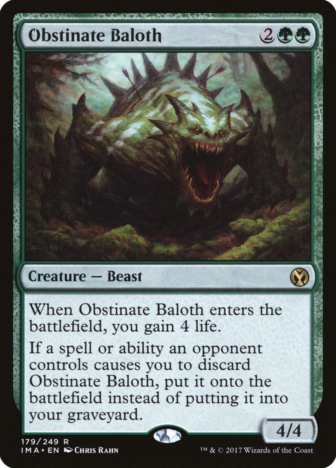 Obstinate Baloth [Iconic Masters] | L.A. Mood Comics and Games