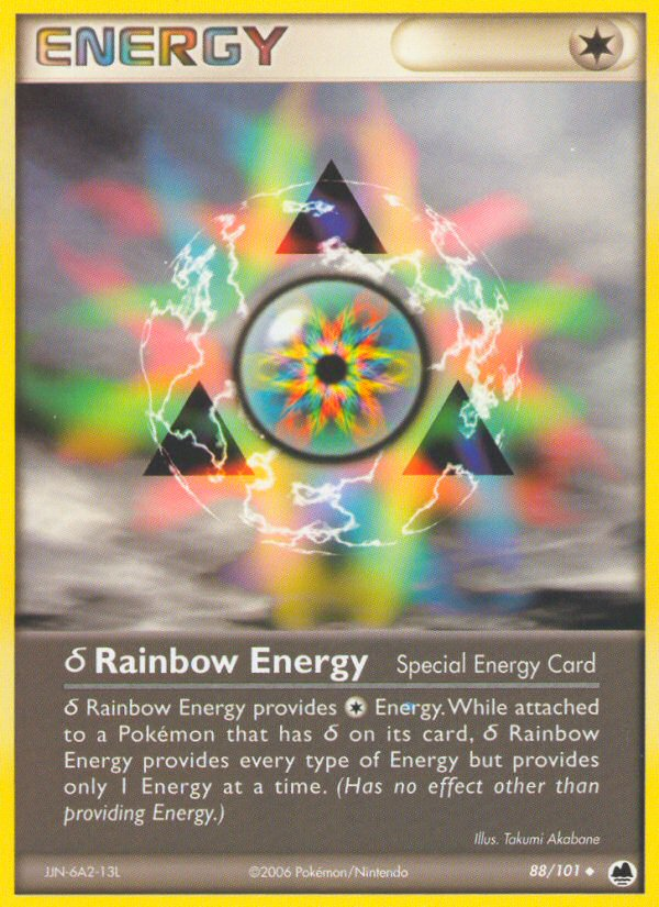 Rainbow Energy (88/101) (Delta Species) [EX: Dragon Frontiers] | L.A. Mood Comics and Games