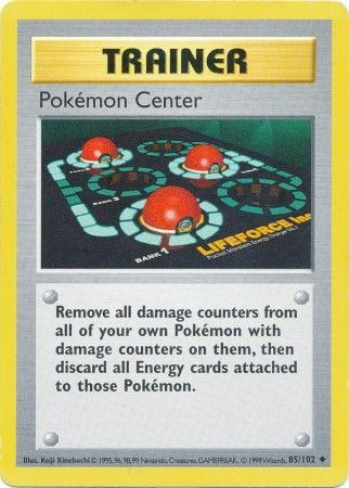 Pokemon Center (85/102) [Base Set Shadowless Unlimited] | L.A. Mood Comics and Games