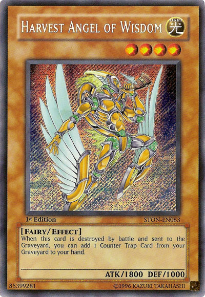 Harvest Angel of Wisdom [STON-EN063] Secret Rare | L.A. Mood Comics and Games