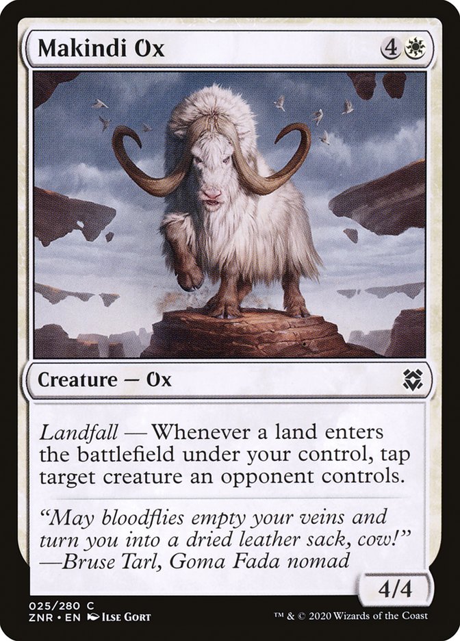 Makindi Ox [Zendikar Rising] | L.A. Mood Comics and Games