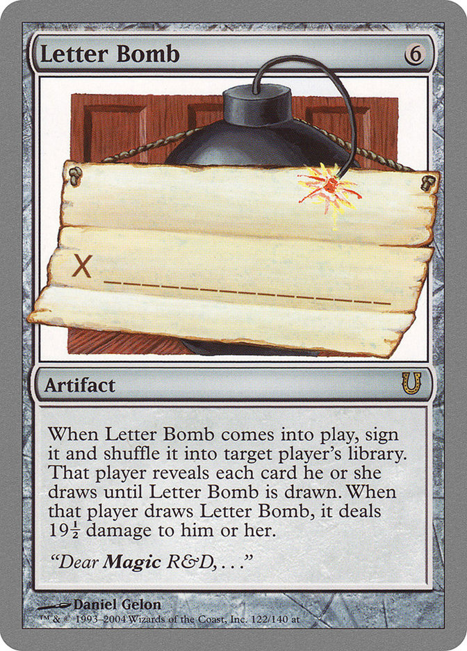 Letter Bomb [Unhinged] | L.A. Mood Comics and Games