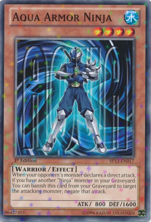 Aqua Armor Ninja [SP13-EN017] Starfoil Rare | L.A. Mood Comics and Games