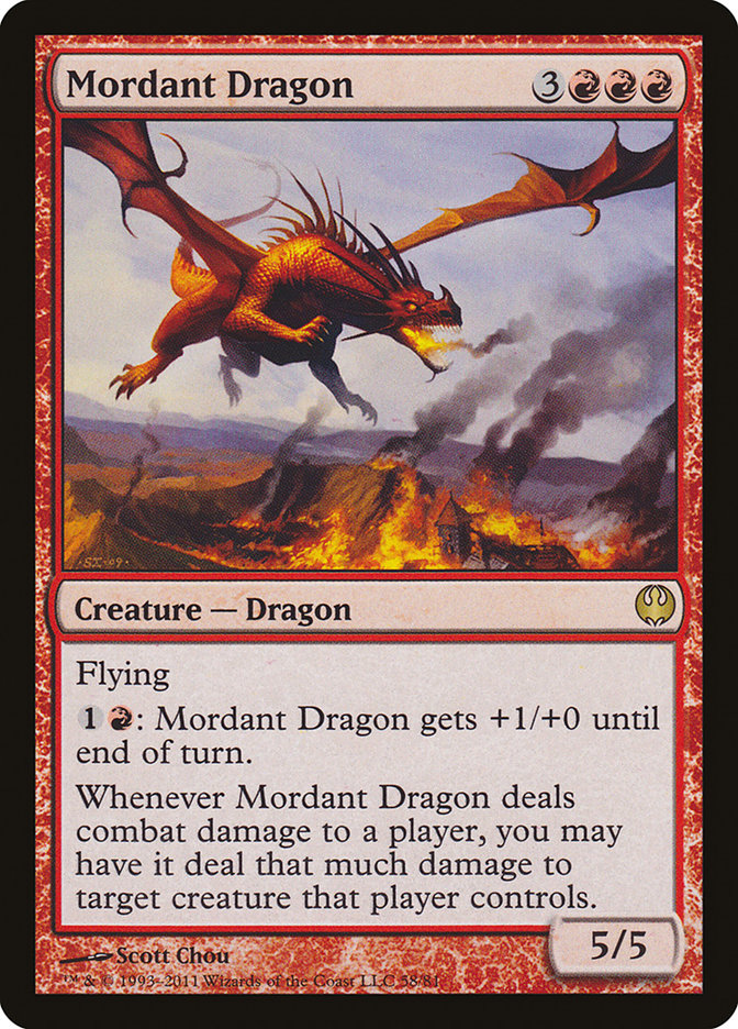 Mordant Dragon [Duel Decks: Knights vs. Dragons] | L.A. Mood Comics and Games