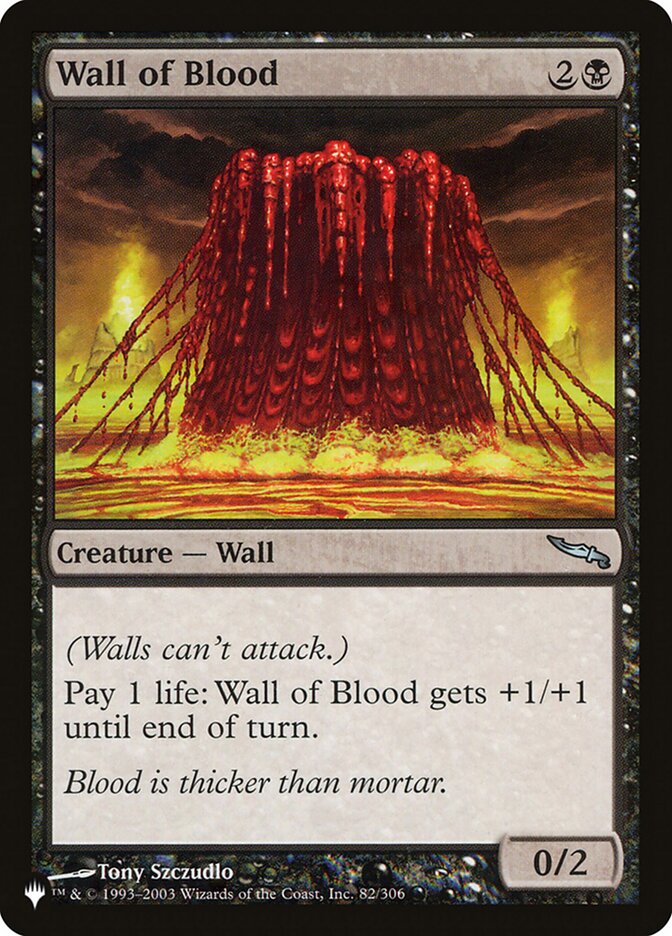 Wall of Blood [The List] | L.A. Mood Comics and Games
