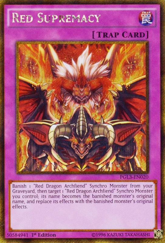 Red Supremacy [PGL3-EN020] Gold Secret Rare | L.A. Mood Comics and Games