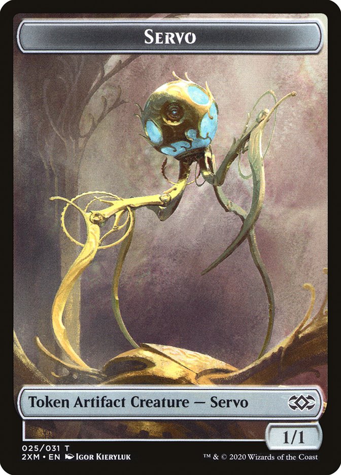 Eldrazi Spawn // Servo Double-Sided Token [Double Masters Tokens] | L.A. Mood Comics and Games