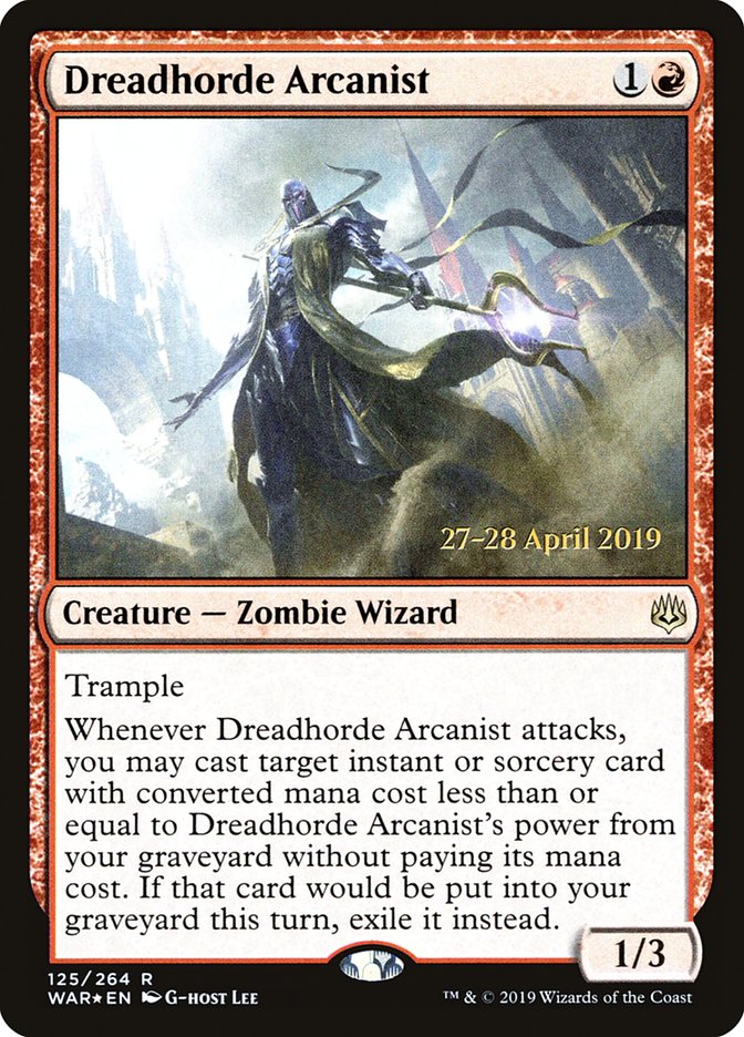 Dreadhorde Arcanist [War of the Spark Prerelease Promos] | L.A. Mood Comics and Games