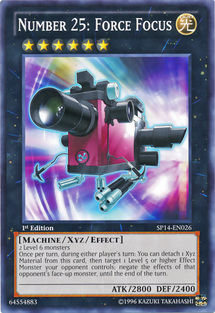 Number 25: Force Focus [SP14-EN026] Starfoil Rare | L.A. Mood Comics and Games