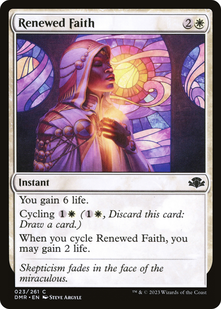 Renewed Faith [Dominaria Remastered] | L.A. Mood Comics and Games