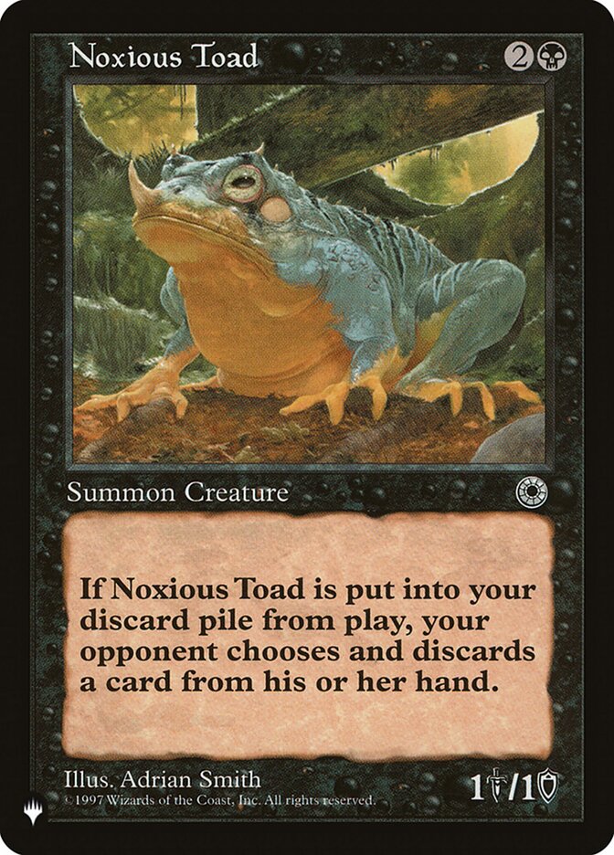 Noxious Toad [The List] | L.A. Mood Comics and Games