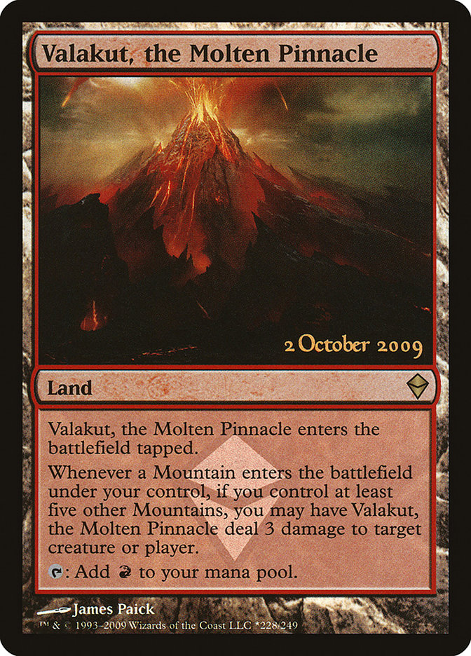 Valakut, the Molten Pinnacle [Zendikar Prerelease Promos] | L.A. Mood Comics and Games