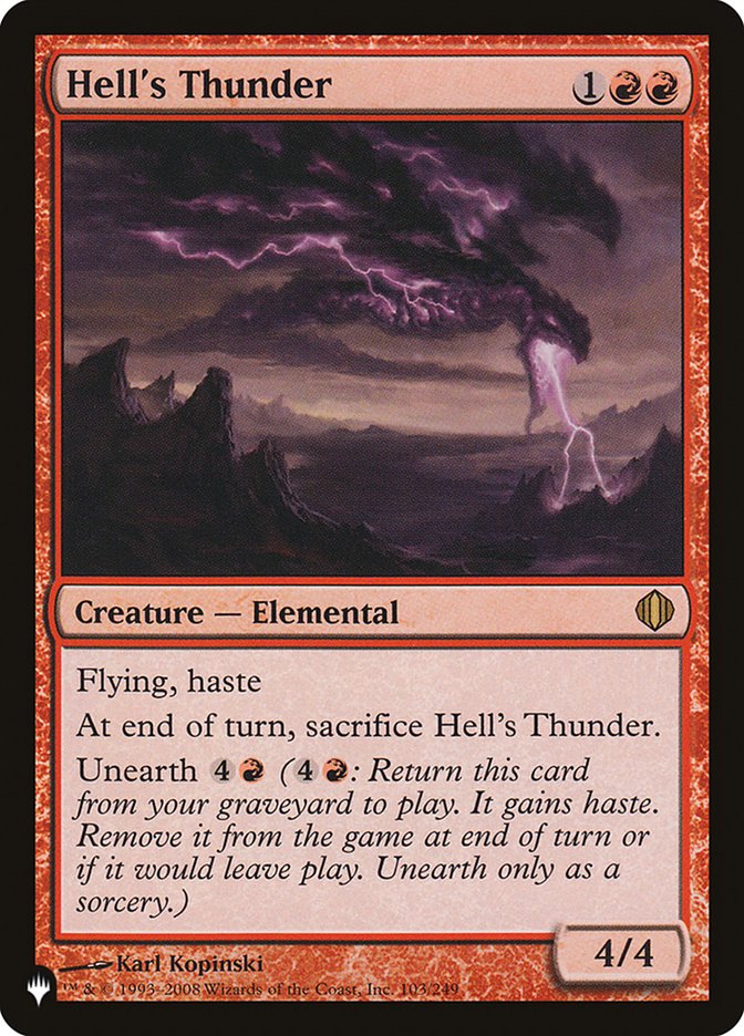 Hell's Thunder [The List] | L.A. Mood Comics and Games