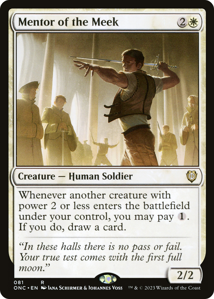 Mentor of the Meek [Phyrexia: All Will Be One Commander] | L.A. Mood Comics and Games