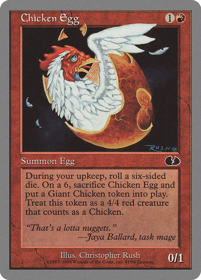 Chicken Egg [Unglued] | L.A. Mood Comics and Games