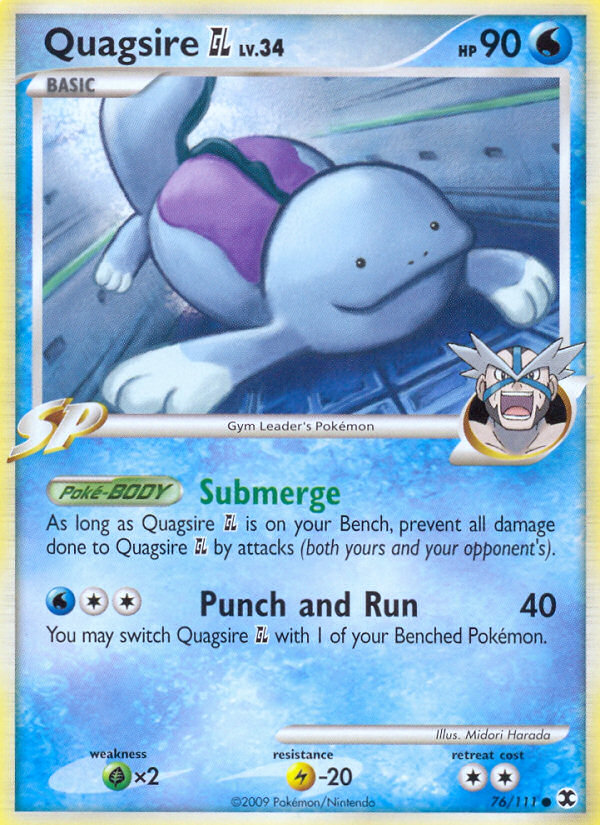 Quagsire GL (76/111) [Platinum: Rising Rivals] | L.A. Mood Comics and Games