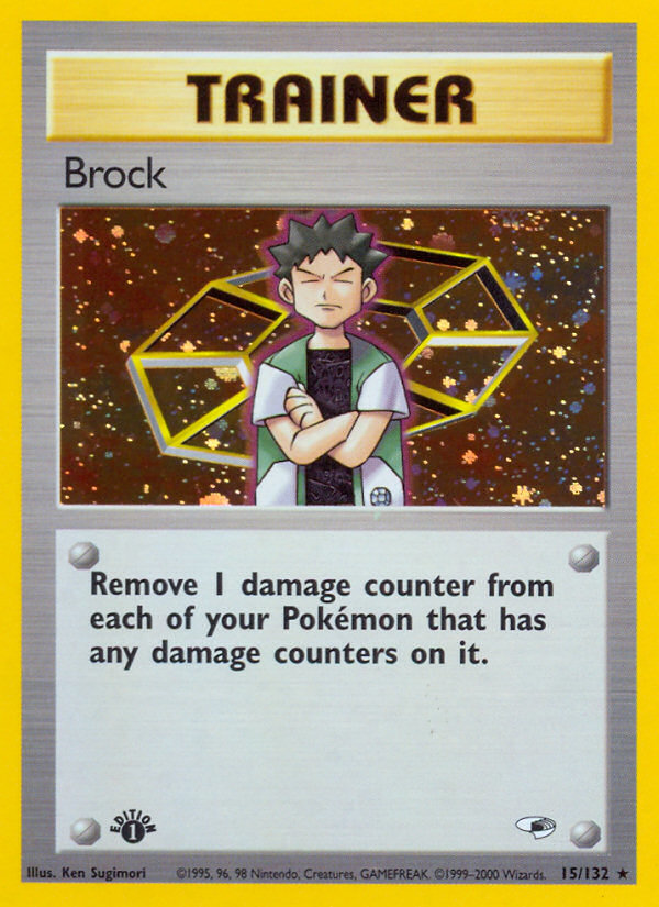 Brock (15/132) [Gym Heroes 1st Edition] | L.A. Mood Comics and Games