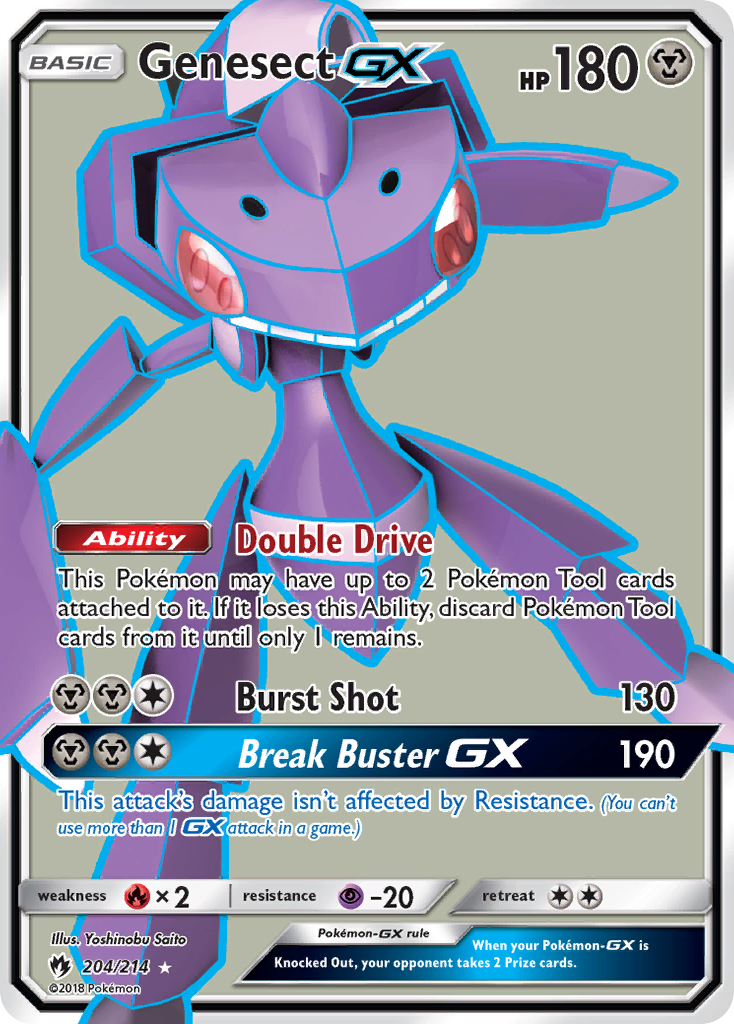 Genesect GX (204/214) [Sun & Moon: Lost Thunder] | L.A. Mood Comics and Games