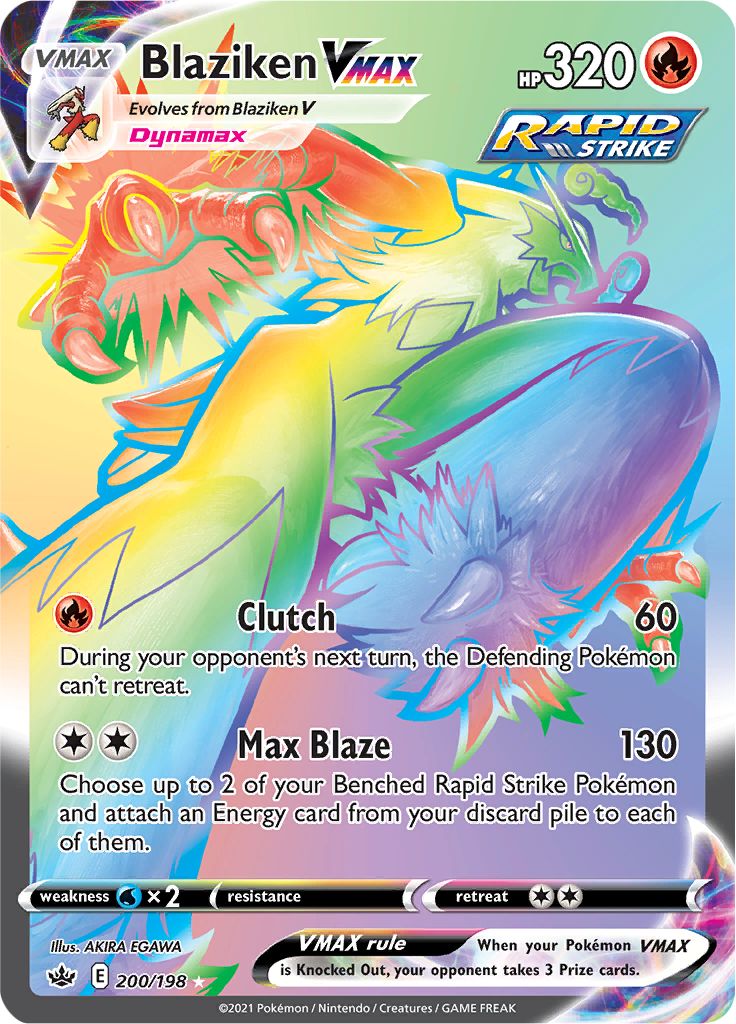 Blaziken VMAX (200/198) [Sword & Shield: Chilling Reign] | L.A. Mood Comics and Games