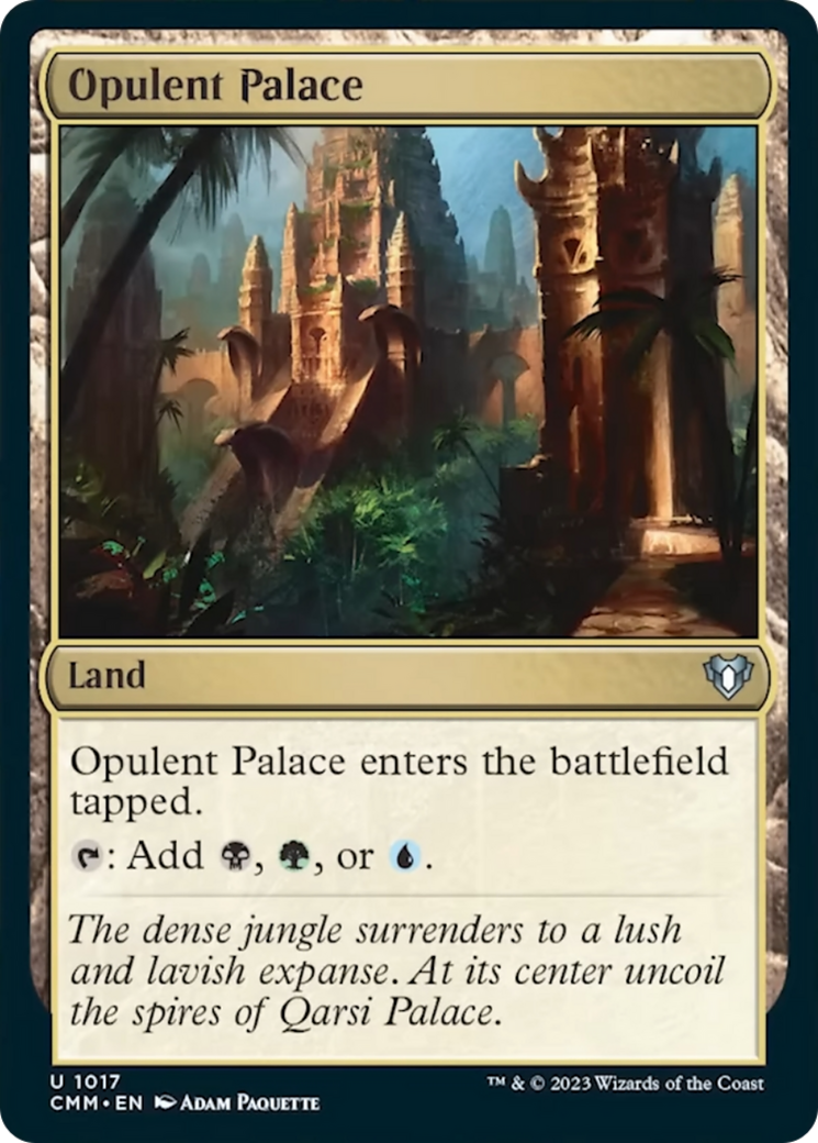 Opulent Palace [Commander Masters] | L.A. Mood Comics and Games