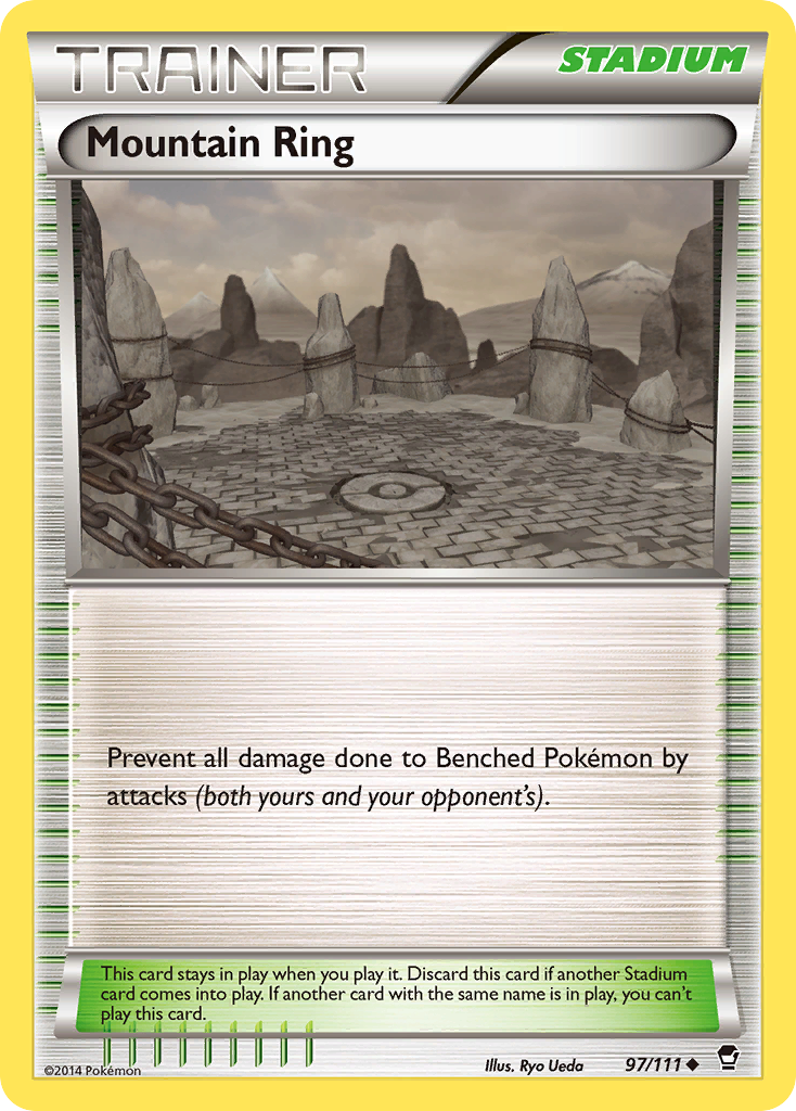 Mountain Ring (97/111) [XY: Furious Fists] | L.A. Mood Comics and Games