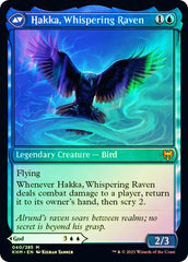 Alrund, God of the Cosmos // Hakka, Whispering Raven [Kaldheim Prerelease Promos] | L.A. Mood Comics and Games