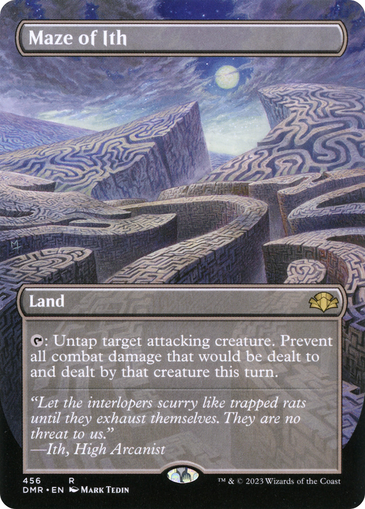 Maze of Ith (Borderless Alternate Art) [Dominaria Remastered] | L.A. Mood Comics and Games