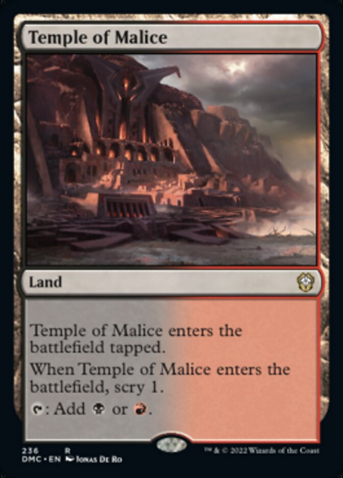 Temple of Malice [Dominaria United Commander] | L.A. Mood Comics and Games