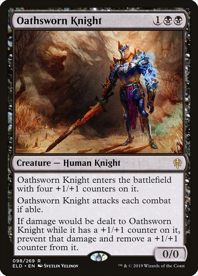 Oathsworn Knight [Throne of Eldraine] | L.A. Mood Comics and Games