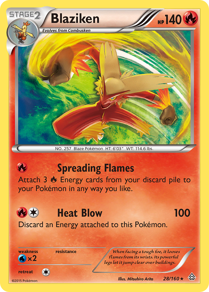 Blaziken (28/160) [XY: Primal Clash] | L.A. Mood Comics and Games