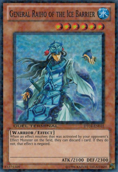 General Raiho of the Ice Barrier [DT04-EN035] Super Rare | L.A. Mood Comics and Games