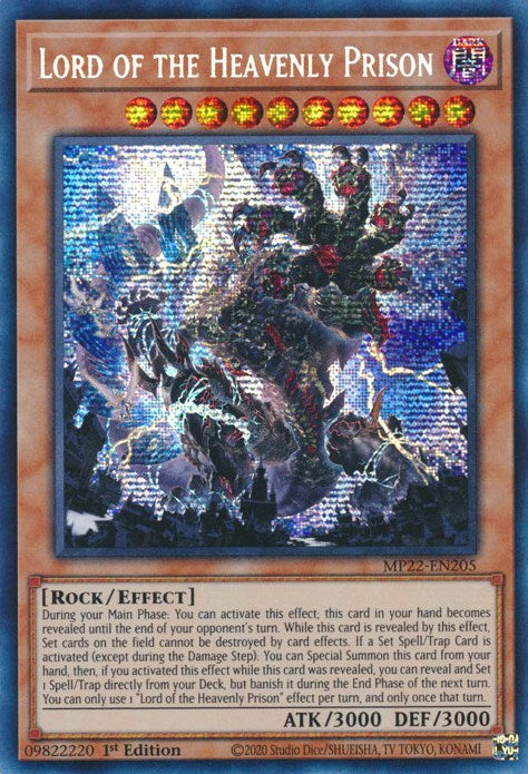 Lord of the Heavenly Prison [MP22-EN205] Prismatic Secret Rare | L.A. Mood Comics and Games