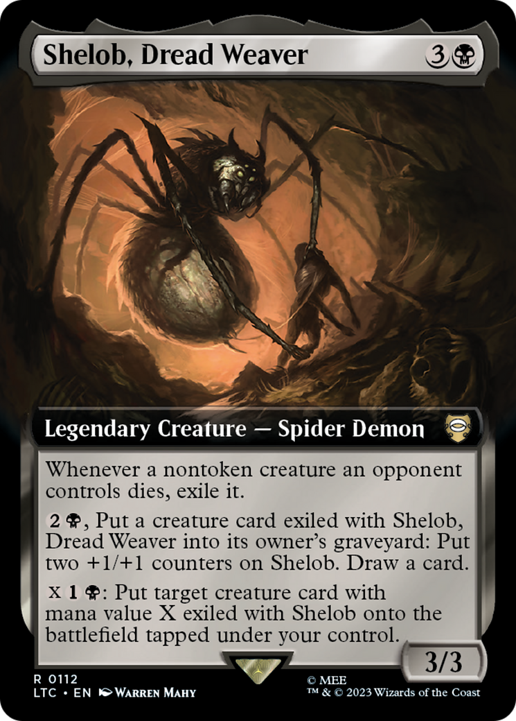 Shelob, Dread Weaver (Extended Art) [The Lord of the Rings: Tales of Middle-Earth Commander] | L.A. Mood Comics and Games