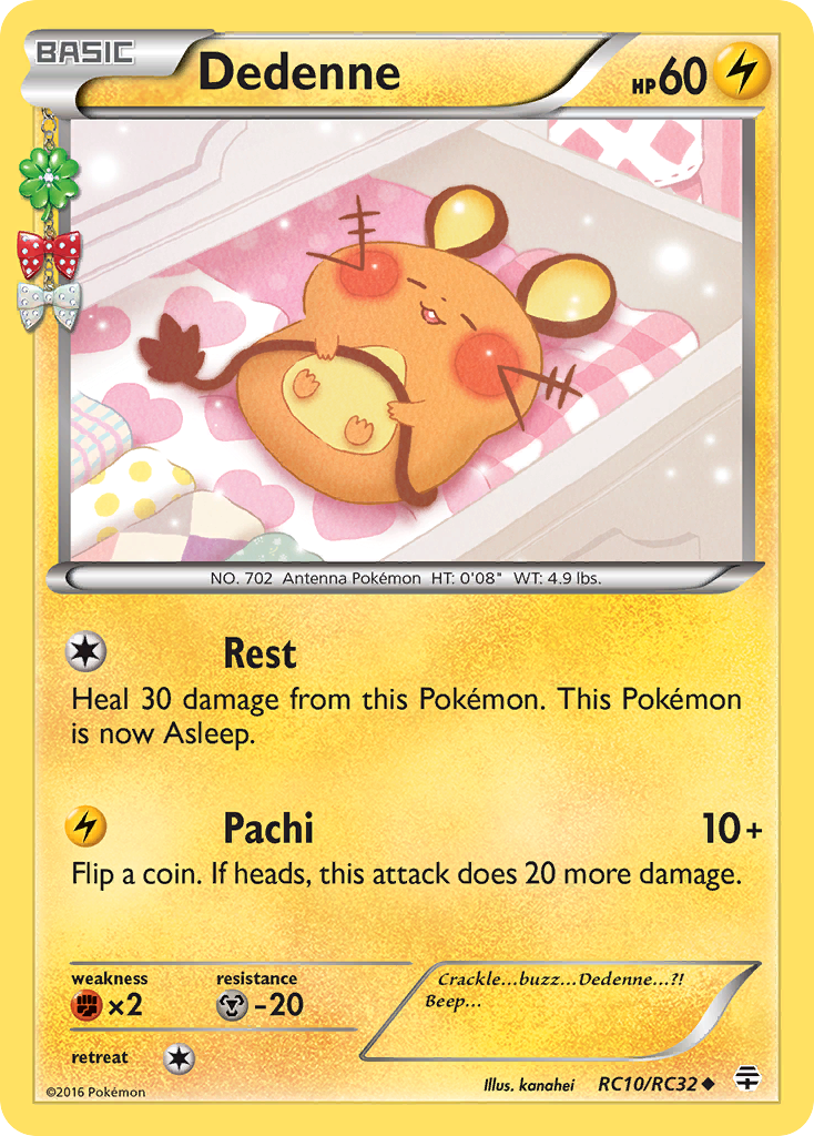 Dedenne (RC10/RC32) [XY: Generations] | L.A. Mood Comics and Games