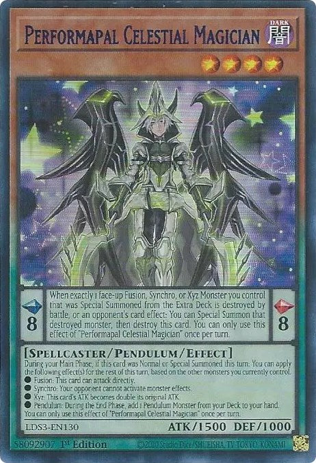 Performapal Celestial Magician (Blue) [LDS3-EN130] Ultra Rare | L.A. Mood Comics and Games