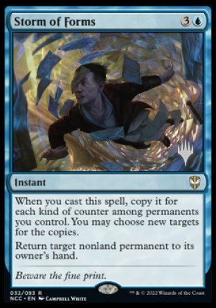 Storm of Forms (Promo Pack) [Streets of New Capenna Commander Promos] | L.A. Mood Comics and Games