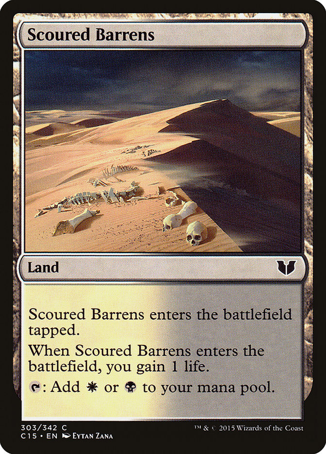 Scoured Barrens [Commander 2015] | L.A. Mood Comics and Games