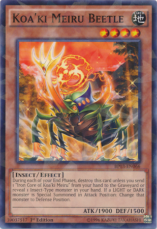 Koa'ki Meiru Beetle [BP03-EN066] Shatterfoil Rare | L.A. Mood Comics and Games