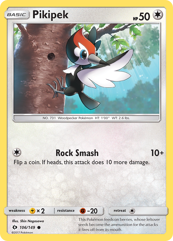 Pikipek (106/149) [Sun & Moon: Base Set] | L.A. Mood Comics and Games