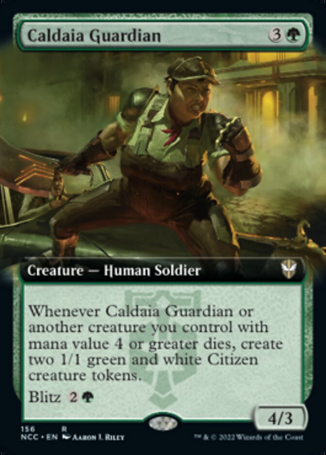 Caldaia Guardian (Extended Art) [Streets of New Capenna Commander] | L.A. Mood Comics and Games