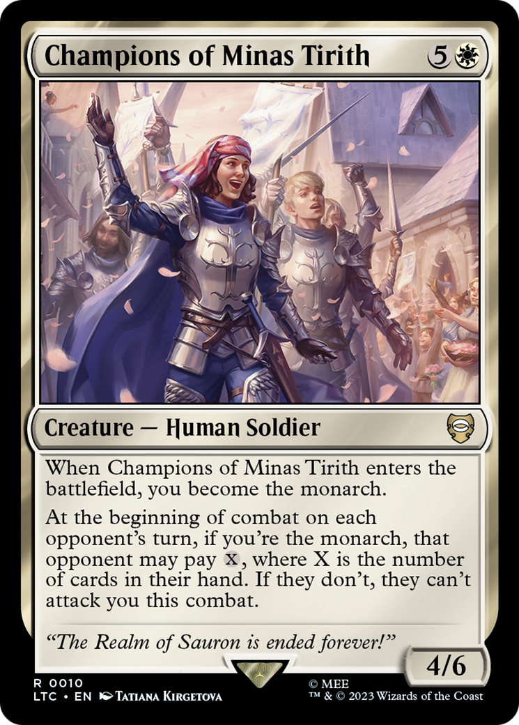 Champions of Minas Tirith [The Lord of the Rings: Tales of Middle-Earth Commander] | L.A. Mood Comics and Games