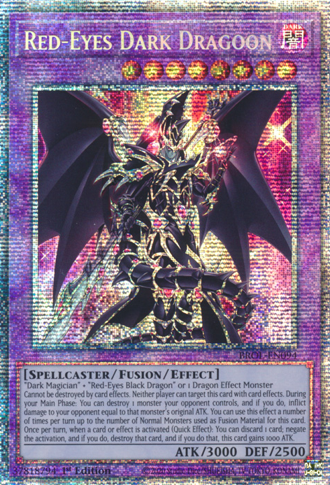 Red-Eyes Dark Dragoon [BROL-EN094] Starlight Rare | L.A. Mood Comics and Games