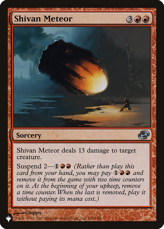 Shivan Meteor [The List] | L.A. Mood Comics and Games