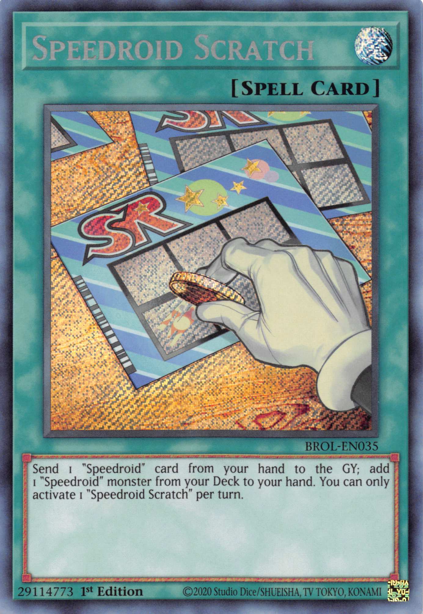 Speedroid Scratch [BROL-EN035] Secret Rare | L.A. Mood Comics and Games