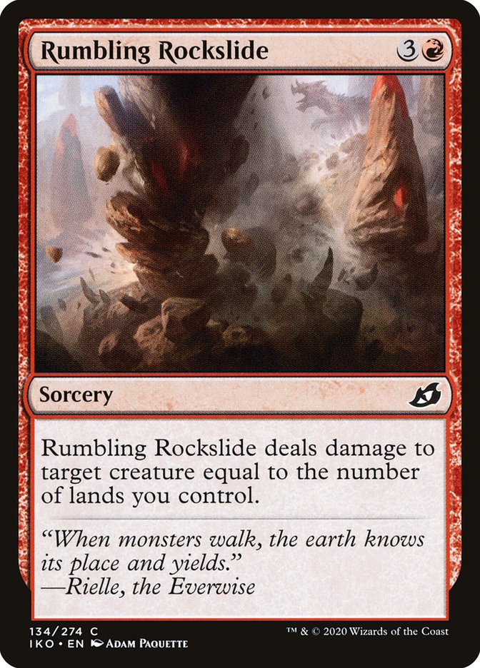 Rumbling Rockslide [Ikoria: Lair of Behemoths] | L.A. Mood Comics and Games