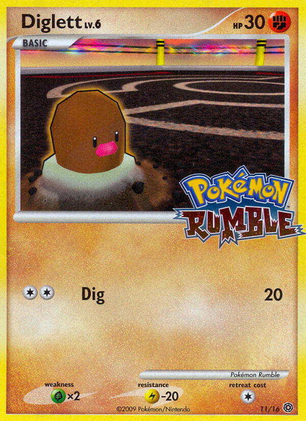 Diglett (11/16) [Pokémon Rumble] | L.A. Mood Comics and Games