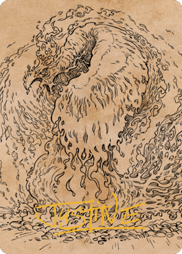 Nemesis Phoenix Art Card (Gold-Stamped Signature) [Commander Legends: Battle for Baldur's Gate Art Series] | L.A. Mood Comics and Games