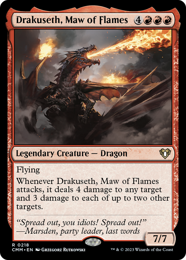 Drakuseth, Maw of Flames [Commander Masters] | L.A. Mood Comics and Games