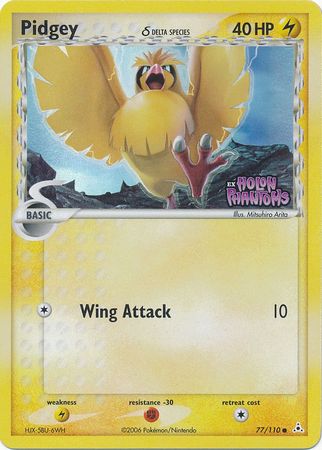 Pidgey (77/110) (Delta Species) (Stamped) [EX: Holon Phantoms] | L.A. Mood Comics and Games