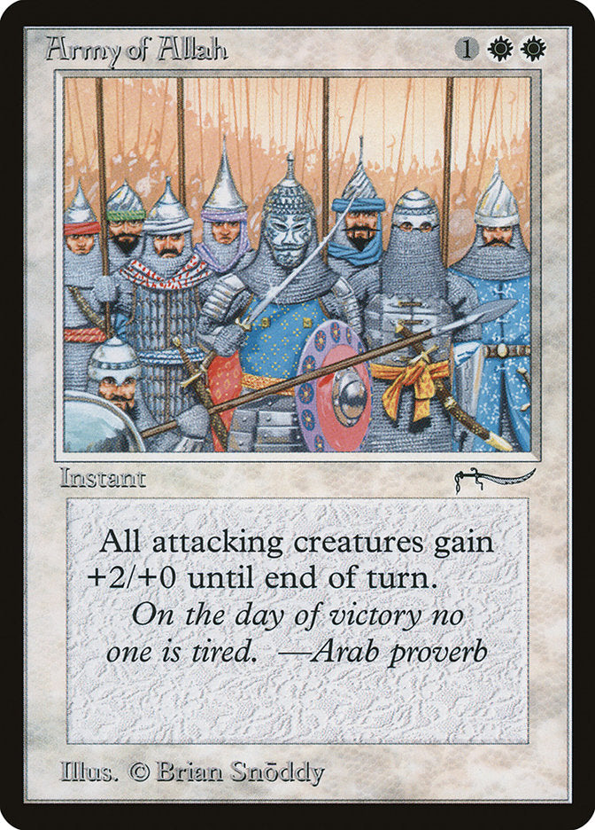 Army of Allah (Dark Mana Cost) [Arabian Nights] | L.A. Mood Comics and Games